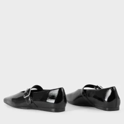 Flats|Ganni Vagabond Wiolette Patent Leather Flats - UK 3