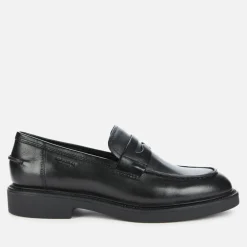 Loafers|Flats|Dr. Martens Vagabond Women's Alex W Leather Loafers - Black - UK 3
