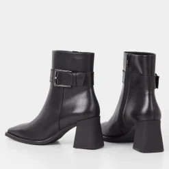 Boots|Dr. Martens Vagabond Women's Hedda Buckle Leather Heeled Boots - UK 3