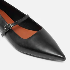Flats|Hereu Vagabond Women's Hermine Leather Pointed-Toe Flats - UK 6