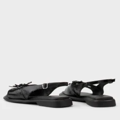 Sandals & Slides|Sandals|Samsøe Samsøe Vagabond Women's Izzy Patent Leather Flat Sandals - UK 8