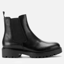 Boots|Dr. Martens Vagabond Women's Kenova Leather Chunky Chelsea Boots - Black - UK 3