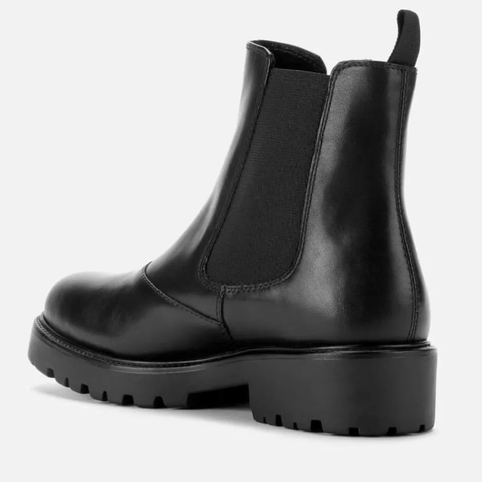 Boots|Dr. Martens Vagabond Women's Kenova Leather Chunky Chelsea Boots - Black - UK 3