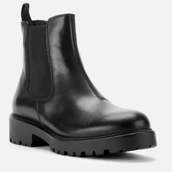 Boots|Dr. Martens Vagabond Women's Kenova Leather Chunky Chelsea Boots - Black - UK 3