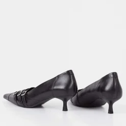Heels|Vagabond Shoemakers Vagabond Women's Lykke Leather Kitten Heeled Court Shoes - UK 3