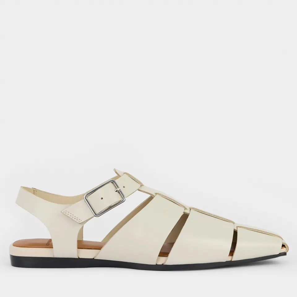 Sandals & Slides|Sandals|Axel Arigato Vagabond Women's Wioletta Leather Flat Sandals - UK 3