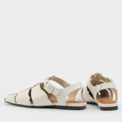 Sandals & Slides|Sandals|Axel Arigato Vagabond Women's Wioletta Leather Flat Sandals - UK 3