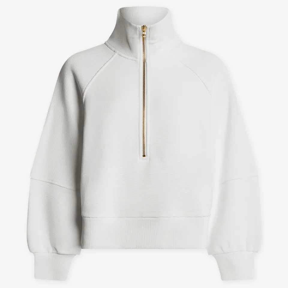 Sportswear|Loungewear|Good American Varley Milano Ribbed Cotton-Blend Knit Jumper - L