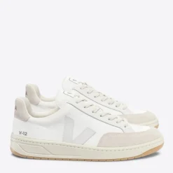 Trainers|Veja Men’s V-12 B Mesh and Suede Trainers - UK 7