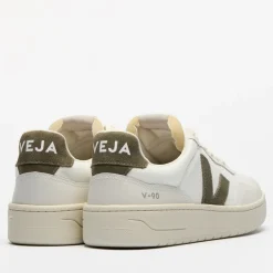 Trainers|Veja Men's V-90 Bastille B-Mesh Trainers - UK 7