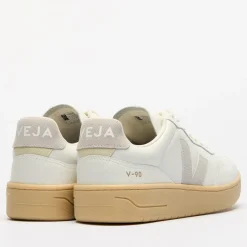 Trainers|RAINS Veja Men's V-90 Bastille Leather Trainers - UK 7