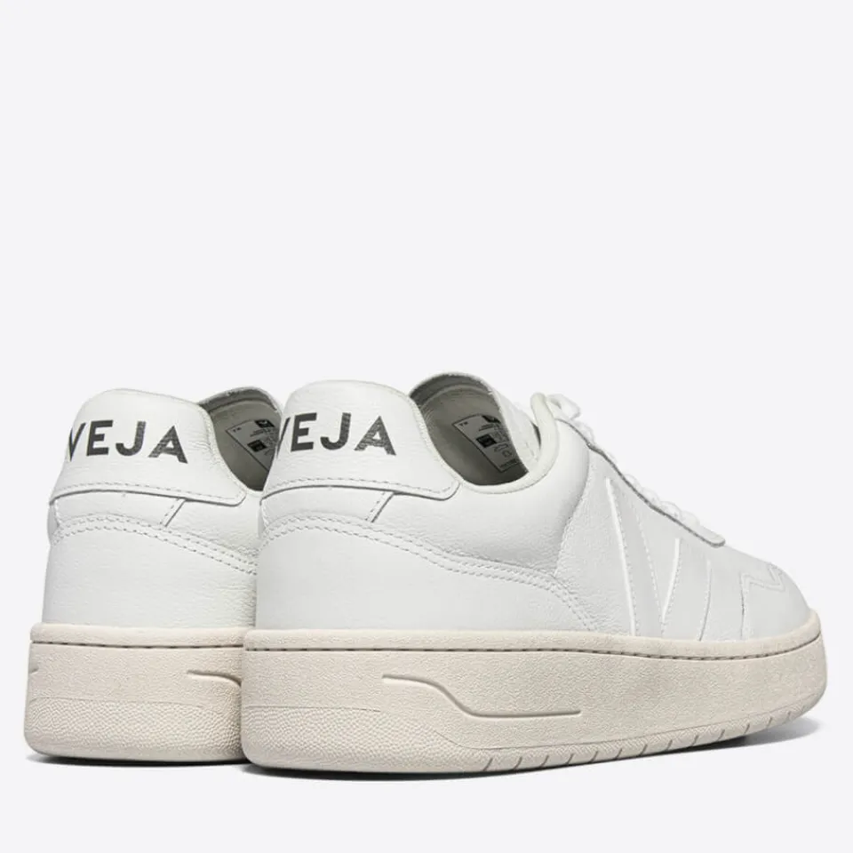 Trainers|Veja Men's V-90 Bastille Leather Trainers - UK 7
