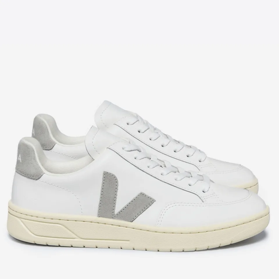 Trainers|Birkenstock Veja Men’s V-12 Logo-Appliquéd Leather and Suede Trainers - UK 7