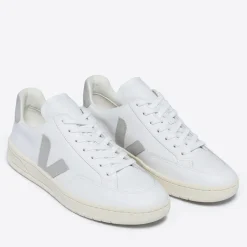Trainers|Birkenstock Veja Men’s V-12 Logo-Appliquéd Leather and Suede Trainers - UK 7