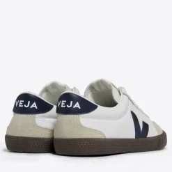 Trainers|Maison Kitsuné Veja Men's Volley Suede-Trimmed Leather Trainers - UK 7