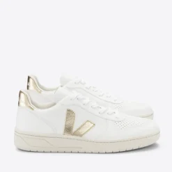 Trainers|Dr. Martens Veja V-10 Chrome-Free Leather Trainers - UK 3