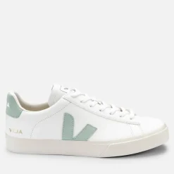 Trainers|Veja Women's Campo Chrome-Free Leather Trainers - UK 3