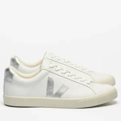 Trainers|Barbour Veja Women's Esplar Leather Low Top Trainers - UK 3