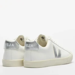 Trainers|Barbour Veja Women's Esplar Leather Low Top Trainers - UK 3
