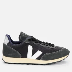 Trainers|Dr. Martens Veja Women's Rio Branco Mesh Running Style Trainers - Black/White/Oxford Grey - UK 3
