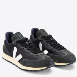 Trainers|Dr. Martens Veja Women's Rio Branco Mesh Running Style Trainers - Black/White/Oxford Grey - UK 3