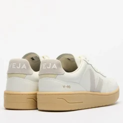 Trainers|RAINS Veja Women's V-90 Bastille Leather Trainers - UK 3