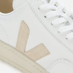 Trainers|Veja Women's V-12 Leather Trainers - UK 3