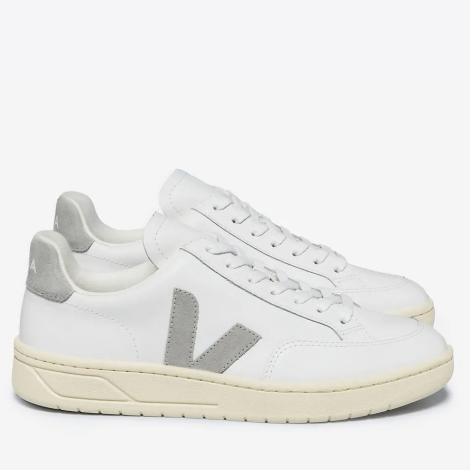 Trainers|Dr. Martens Veja Women's V-12 Suede-Trimmed Leather Trainers - UK 6