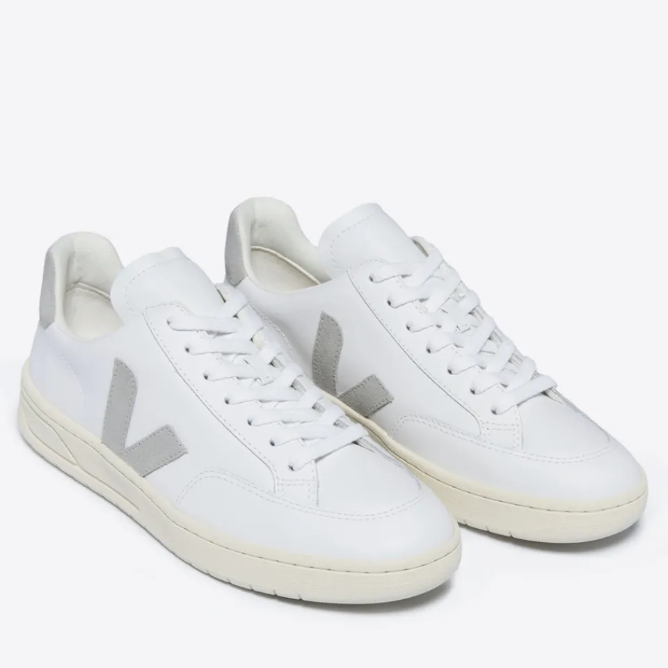 Trainers|Dr. Martens Veja Women's V-12 Suede-Trimmed Leather Trainers - UK 6