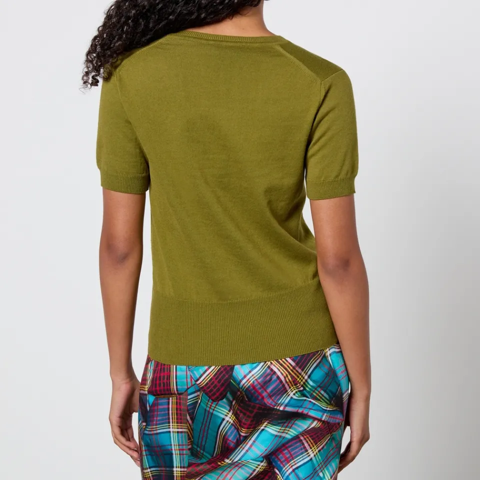 T-Shirts And Tops|Dr. Martens Vivienne Westwood Bea Cotton and Cashmere-Blend Top - L