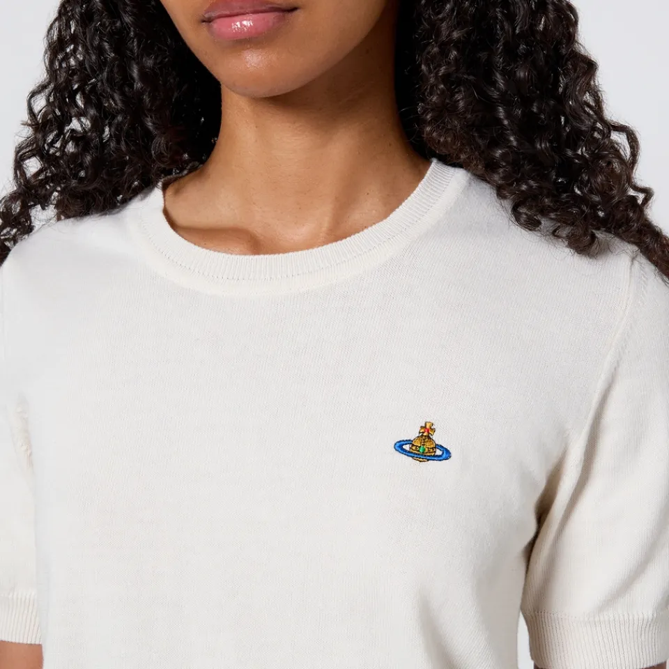 T-Shirts And Tops|Vivienne Westwood Bea Cotton and Cashmere-Blend Top - XS