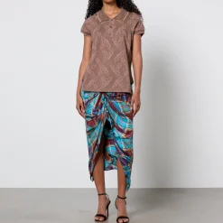 T-Shirts And Tops|Isabel Marant Vivienne Westwood Cotton-Jacquard Polo Shirt - S