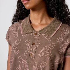 T-Shirts And Tops|Isabel Marant Vivienne Westwood Cotton-Jacquard Polo Shirt - S