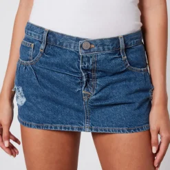Skirts|Skirts|Vivienne Westwood Crewe Foam Denim Mini Skirt - W29