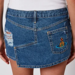 Skirts|Skirts|Vivienne Westwood Crewe Foam Denim Mini Skirt - W29