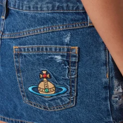 Skirts|Skirts|Vivienne Westwood Crewe Foam Denim Mini Skirt - W29