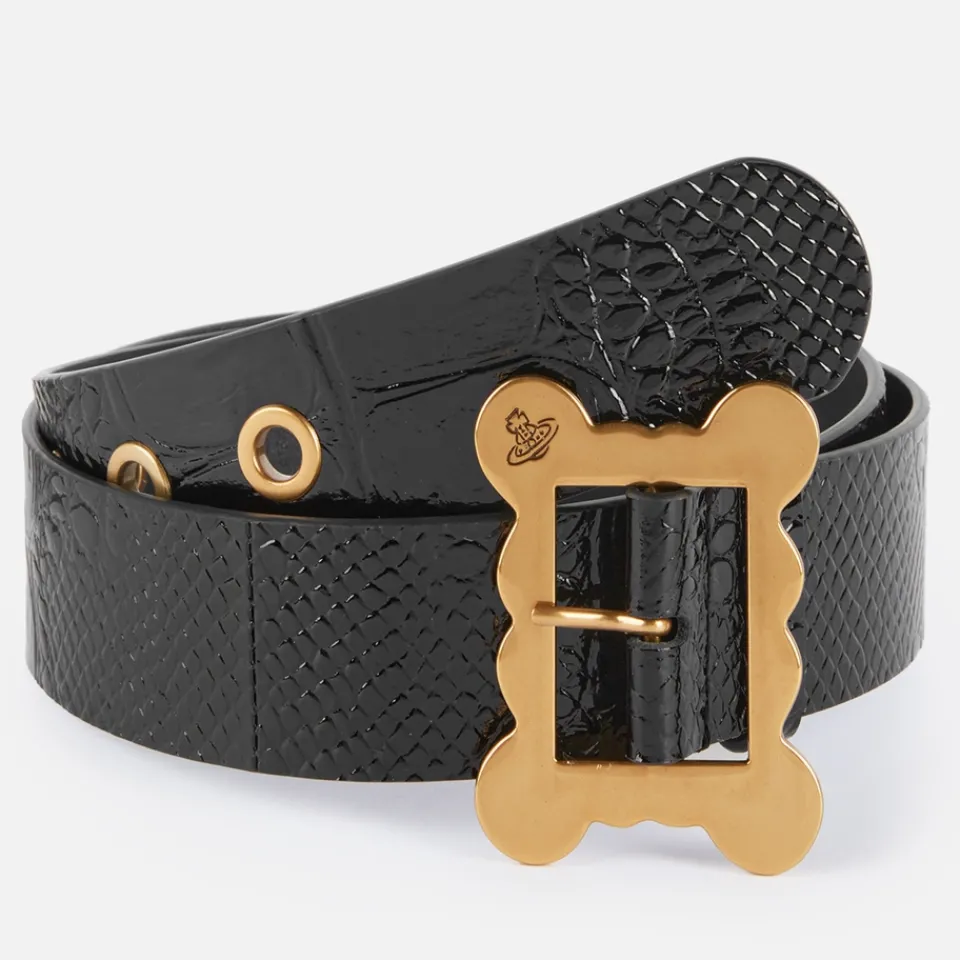 Belts|Dr. Martens Vivienne Westwood Croc-Effect Leather Belt