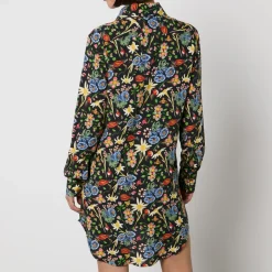 Dresses|Dresses|Dr. Martens Vivienne Westwood Heart Floral-Print Cotton-Poplin Shirt Dress - UK 6