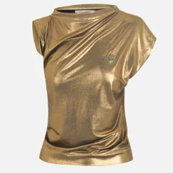 T-Shirts And Tops|Dr. Martens Vivienne Westwood Hebo Metallic Jersey Top - M
