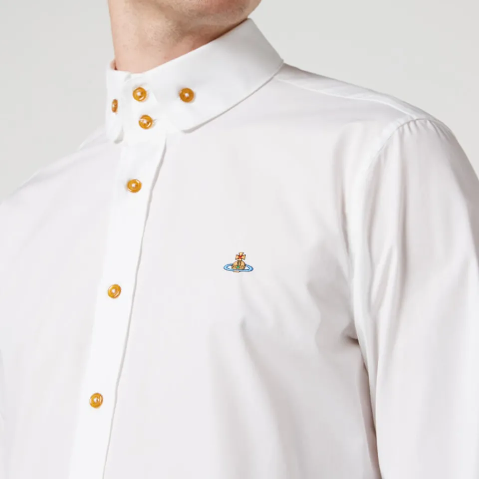 Shirts|Shirts|Vivienne Westwood Krall Cotton-Poplin Shirt - IT 46/S