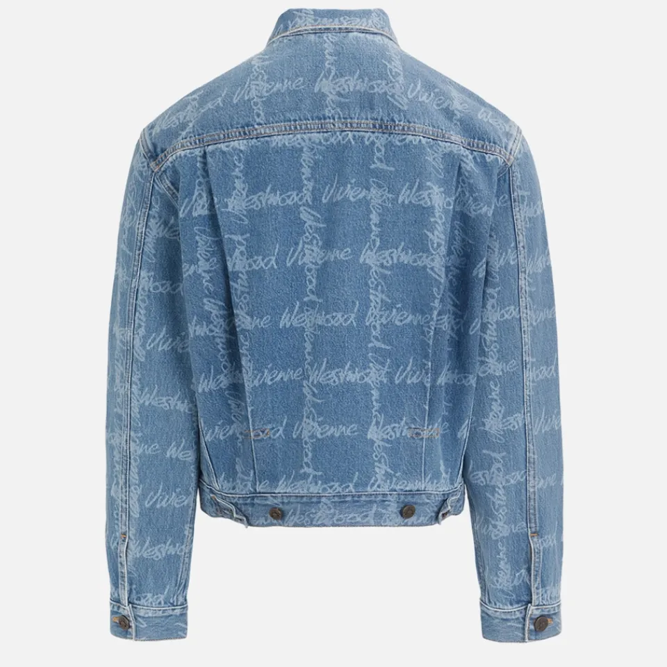 Jackets|Coats|Dr. Martens Vivienne Westwood Marlene Jacquard Denim Jacket - S