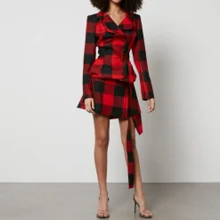 Skirts|Skirts|Dr. Martens Vivienne Westwood Meghan Checked Wool Mini Skirt - IT 38/UK 6