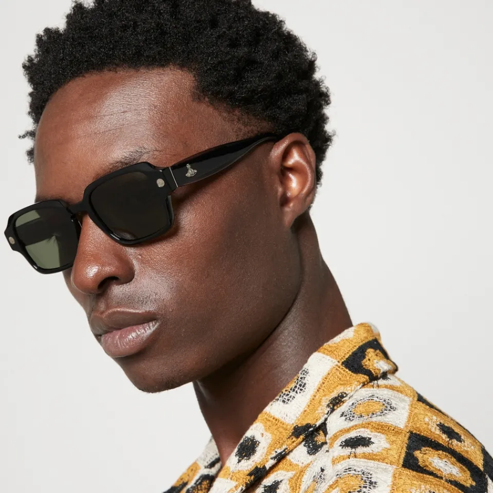 Sunglasses|Sunglasses|Dr. Martens Vivienne Westwood Michael Acetate Square-Frame Sunglasses
