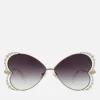 Sunglasses|Sunglasses|Dr. Martens Vivienne Westwood Mitski Heart Gold-Tone Sunglasses