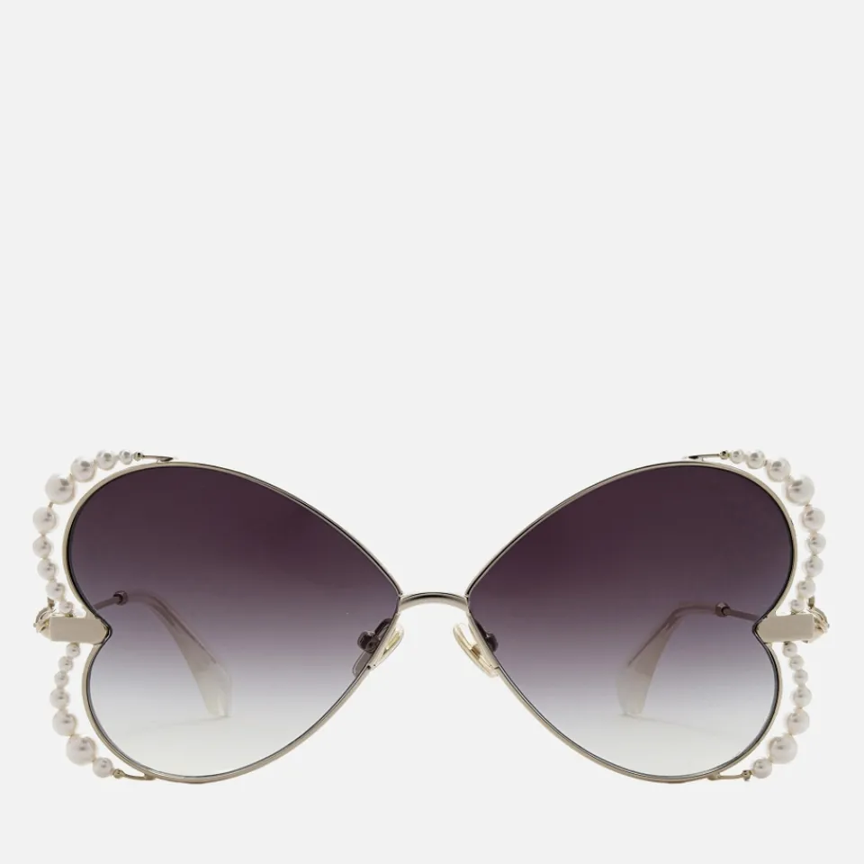 Sunglasses|Sunglasses|Dr. Martens Vivienne Westwood Mitski Heart Gold-Tone Sunglasses