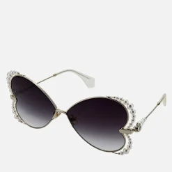 Sunglasses|Sunglasses|Dr. Martens Vivienne Westwood Mitski Heart Gold-Tone Sunglasses