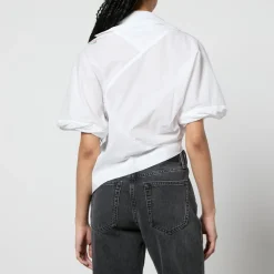 T-Shirts And Tops|Shirts And Blouses|Dr. Martens Vivienne Westwood Natalia Floral-Embroidered Cotton-Poplin Shirt - UK 6