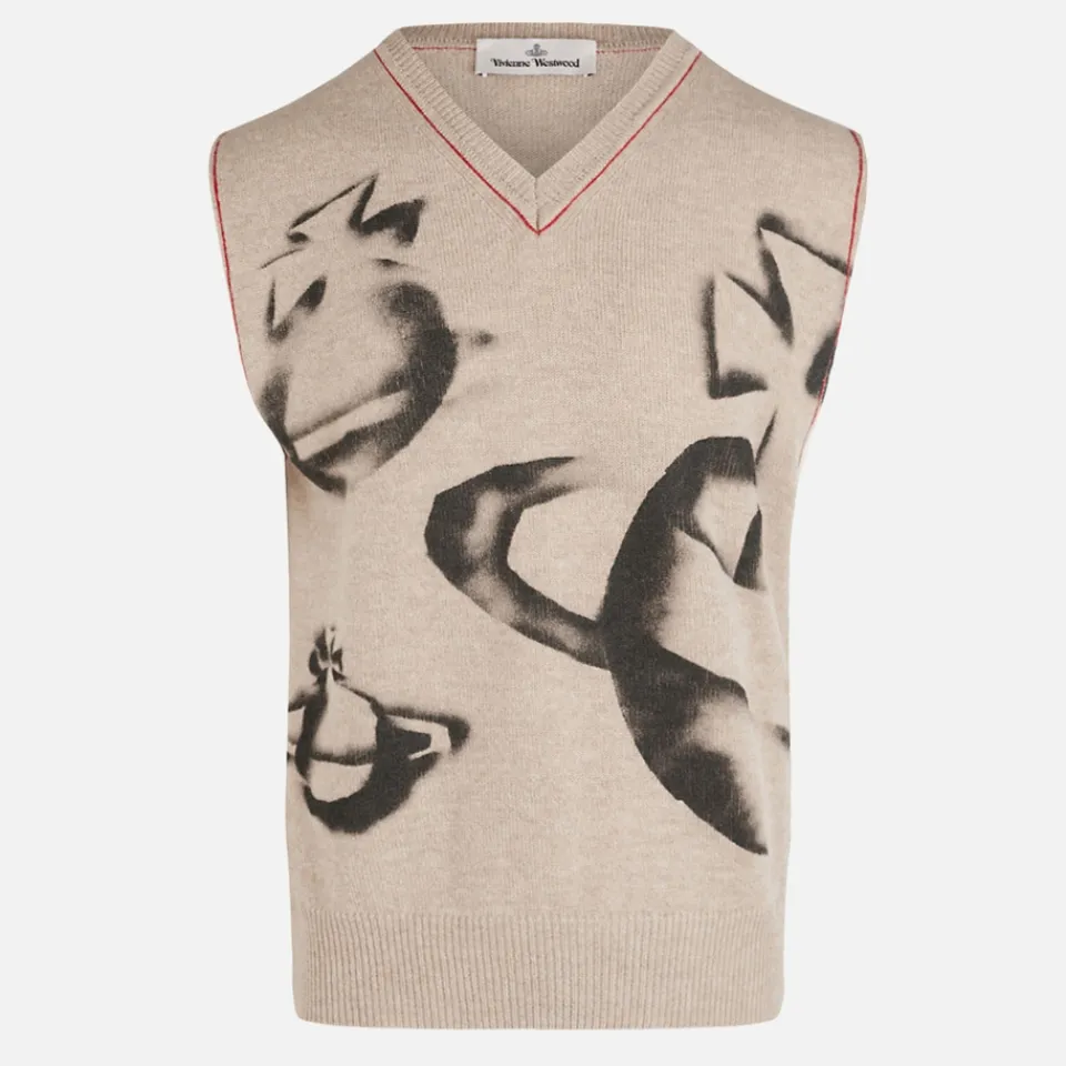 Knitwear|Dr. Martens Vivienne Westwood Orbit Wool-Blend Sweater Vest - S