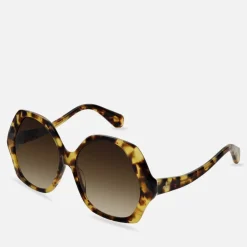 Sunglasses|Sunglasses|Dr. Martens Vivienne Westwood Sophia Acetate Hexagonal-Frame Sunglasses