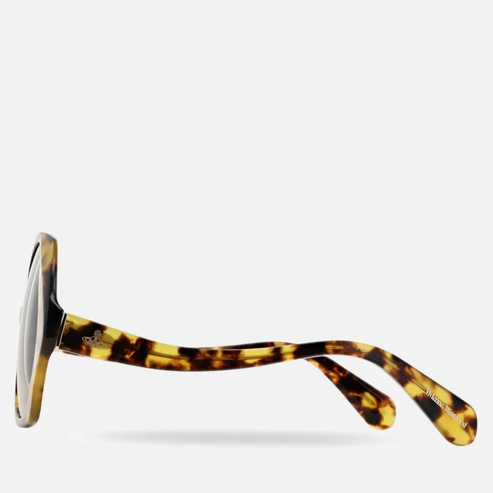 Sunglasses|Sunglasses|Dr. Martens Vivienne Westwood Sophia Acetate Hexagonal-Frame Sunglasses